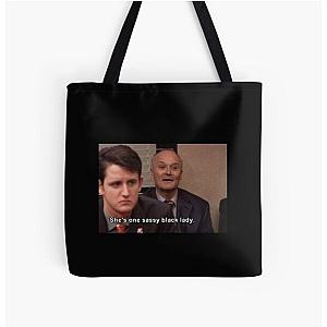 SASSY BLACK LADY  CREED BRATTON  THE OFFICE US All Over Print Tote Bag