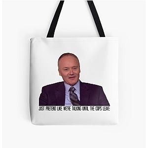 The Only Person Who Ever Stole from Creed Bratton All Over Print Tote Bag