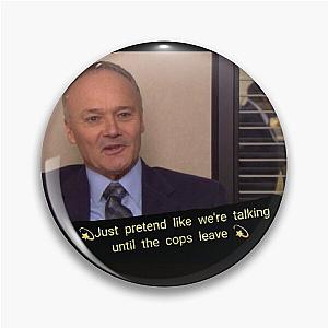 CREED BRATTON  JUST PRETEND  THE OFFICE US Pin