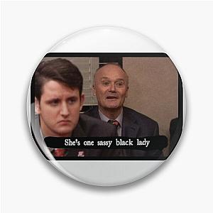 SASSY BLACK LADY 2  CREED BRATTON  THE OFFICE US Pin