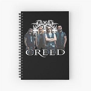 Creed four man rock music poster  Spiral Notebook