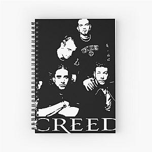 Creed Rock Music Poster Classic Spiral Notebook