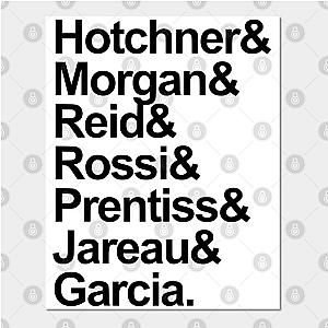 Criminal Minds Posters - Criminal Minds Names Poster TP1011