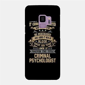 Criminal Minds Cases - Criminal Psychologist T Shirt - Forever The Title Gift Item Tee Phone Case TP0911