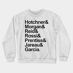 Criminal Minds Sweatshirts - Criminal Minds Names Sweatshirt TP1011