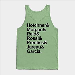 Criminal Minds Tank Tops - Criminal Minds Names Tank Top TP0911