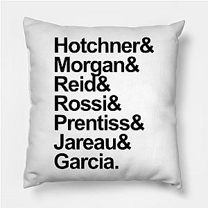 Criminal Minds Pillows - Criminal Minds Names Pillow TP1011