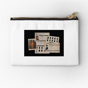 What You Hid Is Back Criminal Record Zipper Pouches
