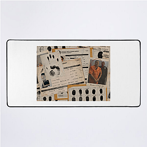 Records Lie. Eyes Don’t. Criminal Record Mouse Pads