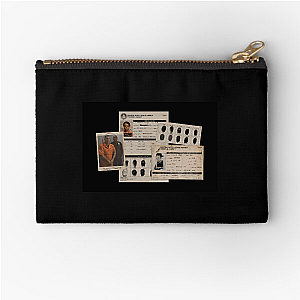 What You Hid Is Back Criminal Record Zipper Pouches