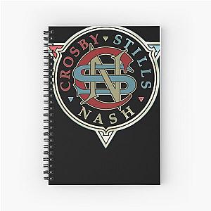 The Band Crosby Logo Stills Band Music Nash Fashion And Young  Spiral Notebook