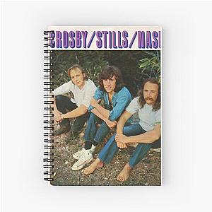 Crosby, Stills, and Nash Spiral Notebook