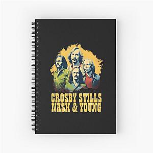 Crosby Stills Nash & Young  Spiral Notebook