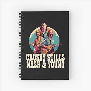 Crosby Stills Nash & Young  Spiral Notebook