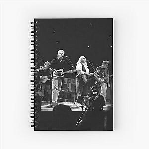 Crosby, Stills and Nash - BW Photograph Spiral Notebook