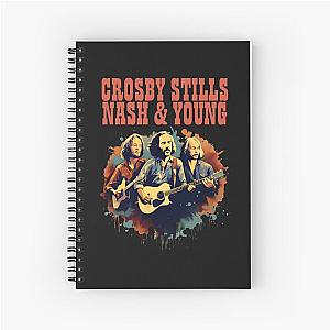 Crosby Stills Nash & Young  Spiral Notebook