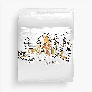 Crosby Stills Nash and Young Duvet Cover