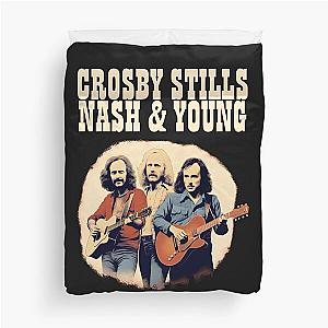 Crosby Stills Nash & Young  Duvet Cover