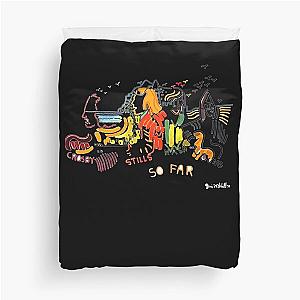 People Call Me Animals Crosby Stills Nash Young Retro Vintage Duvet Cover