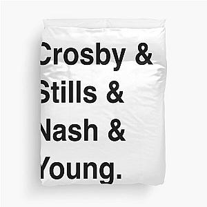 Crosby, Stills, Nash & Young - Band T-Shirt Duvet Cover