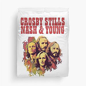 Crosby Stills Nash & Young  Duvet Cover