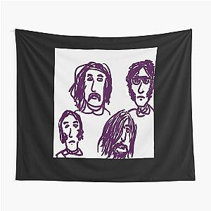 Mens Funny Csny Stills Nash And Young Drawing Day Cool Graphic Gift Tapestry