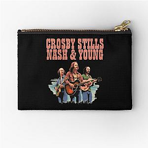 Crosby Stills Nash & Young  Zipper Pouch