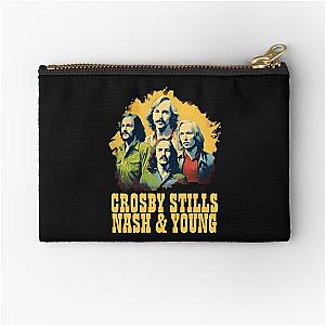 Crosby Stills Nash & Young  Zipper Pouch