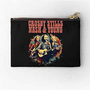 Crosby Stills Nash & Young  Zipper Pouch