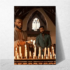 He Sees Through the Silence Cross Posters