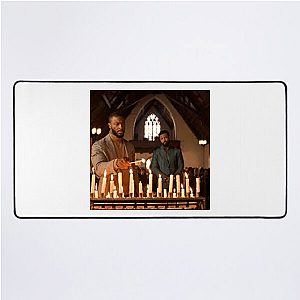He Sees Through the Silence Cross Mouse Pads