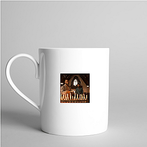 He Sees Through the Silence Cross Mugs