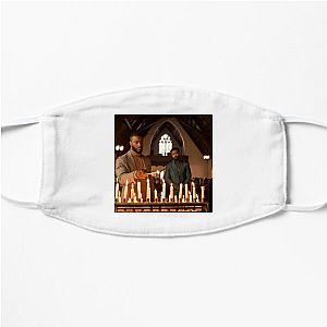 He Sees Through the Silence Cross Face Masks