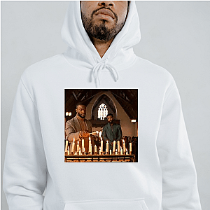 He Sees Through the Silence Cross Hoodies