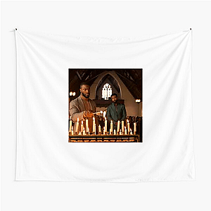 He Sees Through the Silence Cross Tapestries