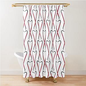 Love and Crowbar Shower Curtain
