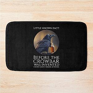 Beer Lover Crowbar Funny Beer Drinking Meme Bath Mat