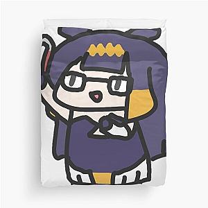 Chibi Ina with crowbar Duvet Cover