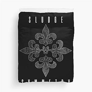 Sludge Symmetry - A design inspired by Crowbar Duvet Cover