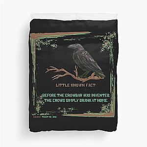 Crowbar Pun Dad Joke Duvet Cover