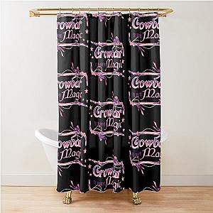 Crowbar Magic - Pink Unexpected Magical Girl Tool Shower Curtain