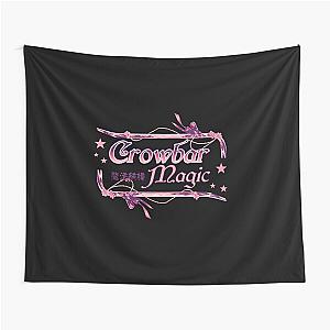 Crowbar Magic Kawaii Pink Unexpected Magical Girl Tool Tapestry