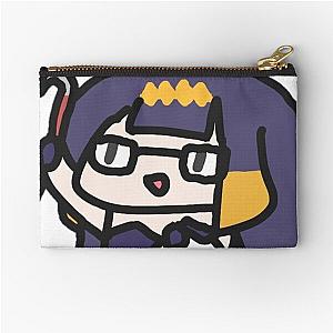 Chibi Ina with crowbar Zipper Pouch