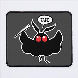 Minimal Mothman FAFO Mouse Pad