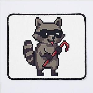 Pixel Raccoon Mouse Pad