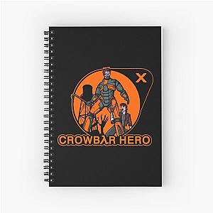 Crowbar Hero Spiral Notebook