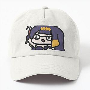 Chibi Ina with crowbar Dad hat