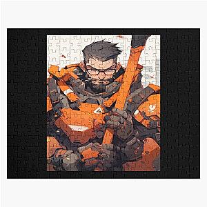 Gordon Freeman - Half Life Man with a crowbar Jigsaw Puzzle
