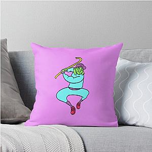 Crowbar Ninja Throw Pillow