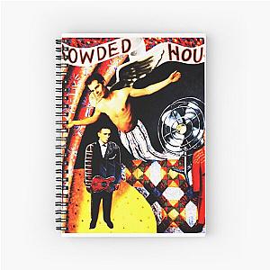 wallpaper Crowded House  rock band Ecelna Spiral Notebook